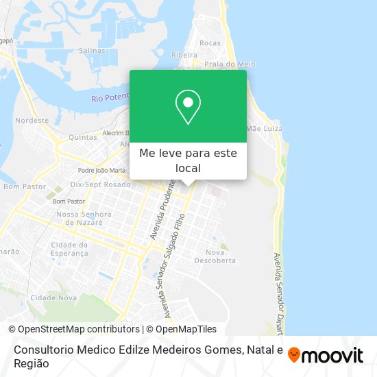 Consultorio Medico Edilze Medeiros Gomes mapa