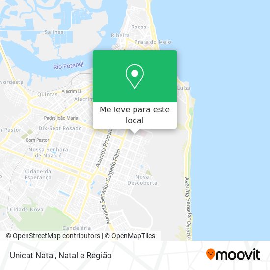 Unicat Natal mapa