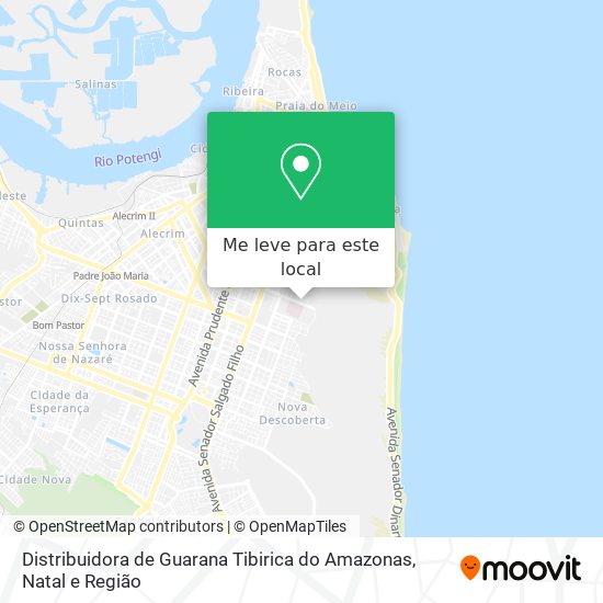 Distribuidora de Guarana Tibirica do Amazonas mapa