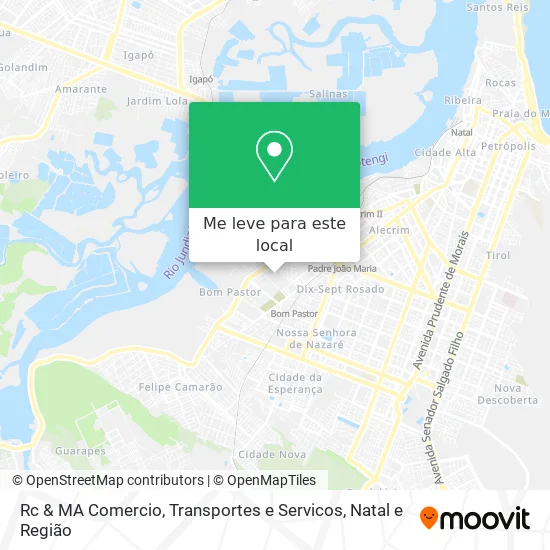 Rc & MA Comercio, Transportes e Servicos mapa