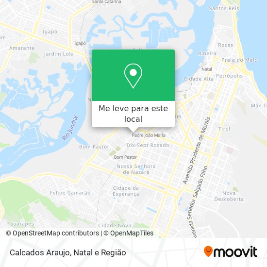 Calcados Araujo mapa