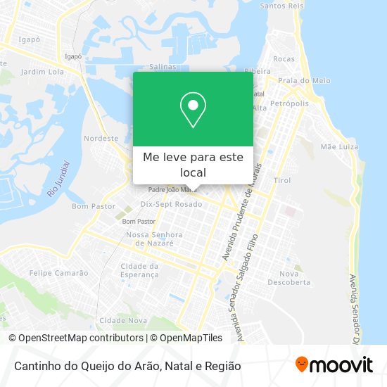 Cantinho do Queijo do Arão mapa