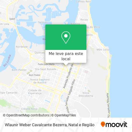 Wlaunir Weber Cavalcante Bezerra mapa