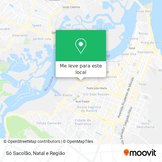 Só Sacolão mapa