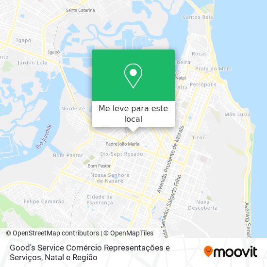 Good's Service Comércio Representações e Serviços mapa