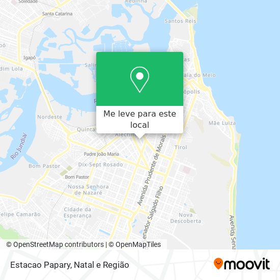 Estacao Papary mapa