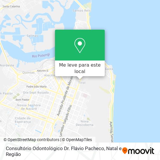 Consultório Odontológico Dr. Flávio Pacheco mapa