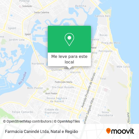 Farmácia Canindé Ltda mapa