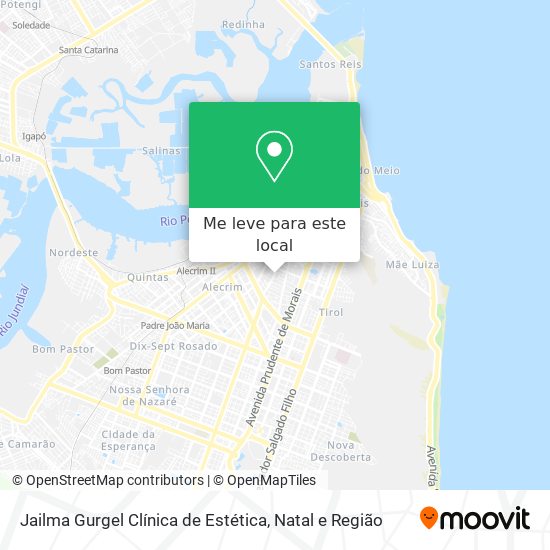 Jailma Gurgel Clínica de Estética mapa
