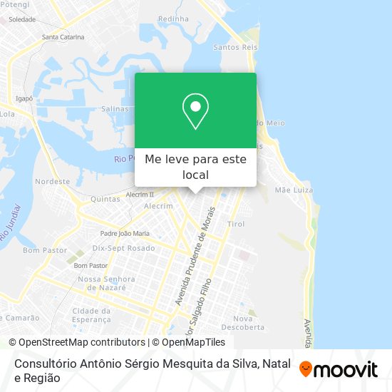 Consultório Antônio Sérgio Mesquita da Silva mapa