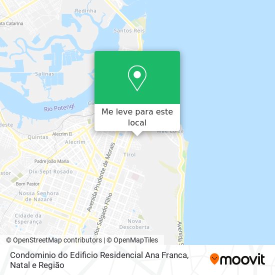 Condominio do Edificio Residencial Ana Franca mapa