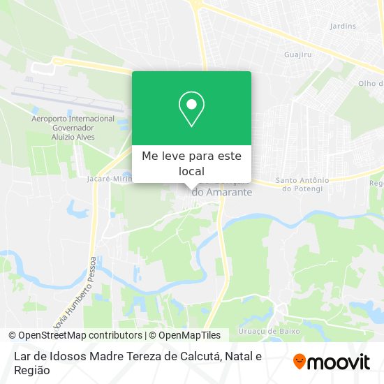 Lar de Idosos Madre Tereza de Calcutá mapa