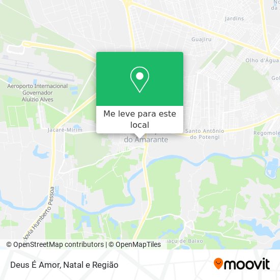 Deus É Amor mapa