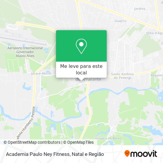 Academia Paulo Ney Fitness mapa