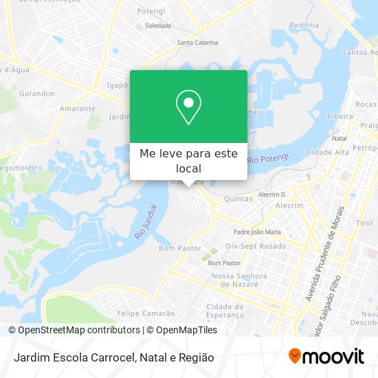 Jardim Escola Carrocel mapa