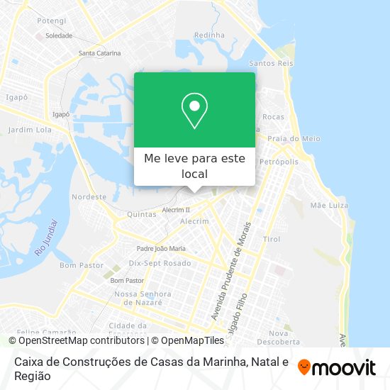 Caixa de Construções de Casas da Marinha mapa