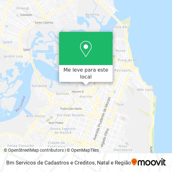 Bm Servicos de Cadastros e Creditos mapa