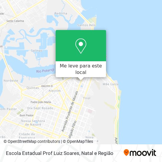 Escola Estadual Prof Luiz Soares mapa