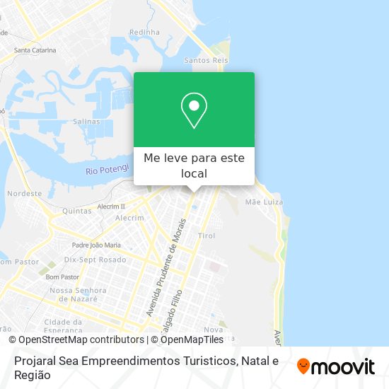 Projaral Sea Empreendimentos Turisticos mapa