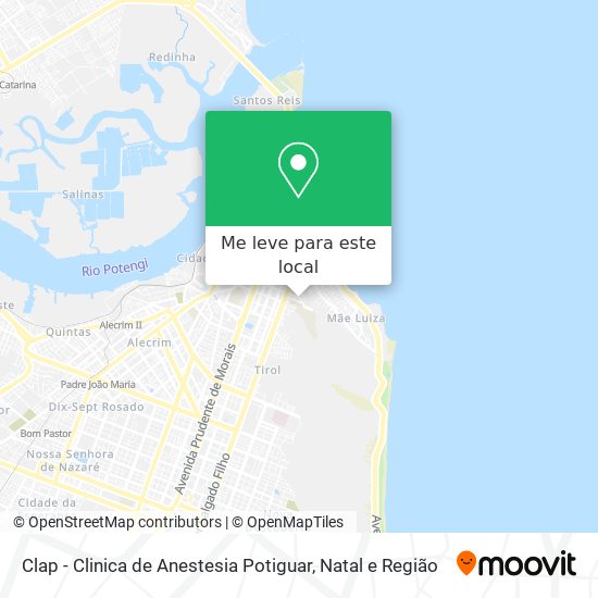 Clap - Clinica de Anestesia Potiguar mapa