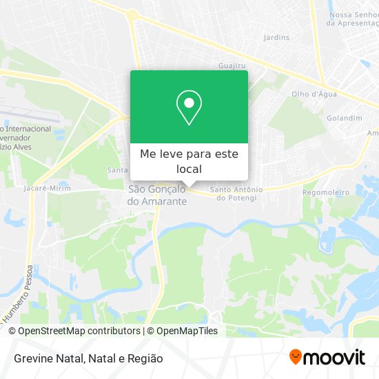 Grevine Natal mapa