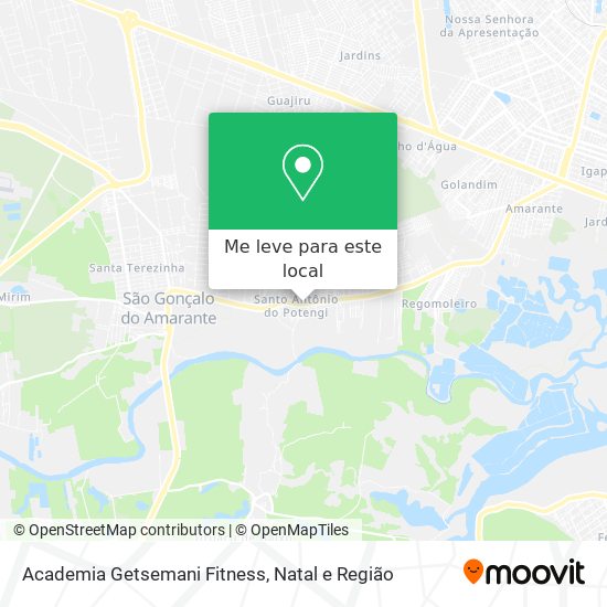 Academia Getsemani Fitness mapa