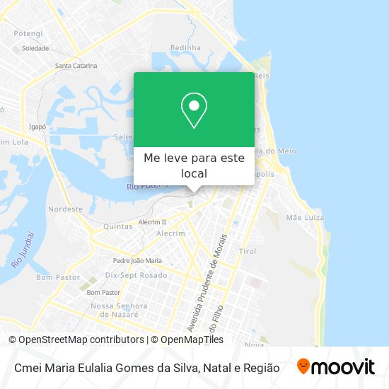 Cmei Maria Eulalia Gomes da Silva mapa