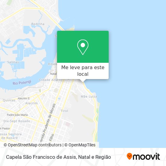 Capela São Francisco de Assis mapa