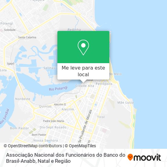 Associação Nacional dos Funcionários do Banco do Brasil-Anabb mapa