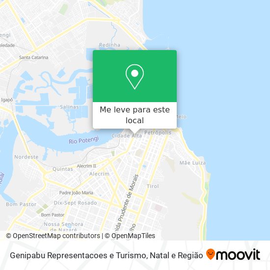 Genipabu Representacoes e Turismo mapa