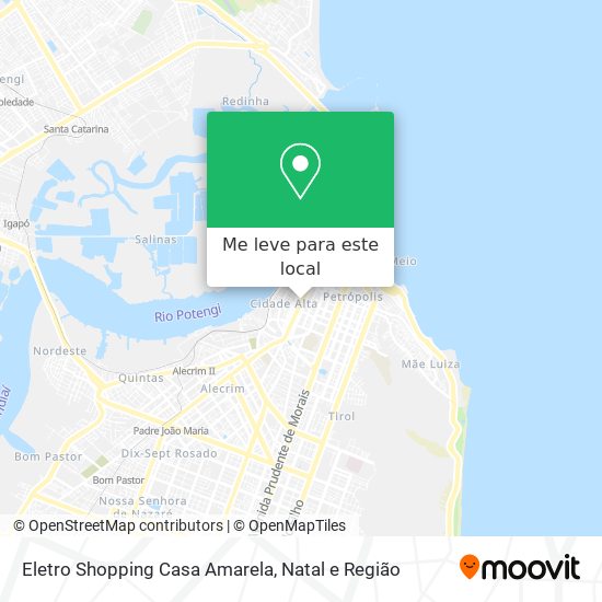 Eletro Shopping Casa Amarela mapa