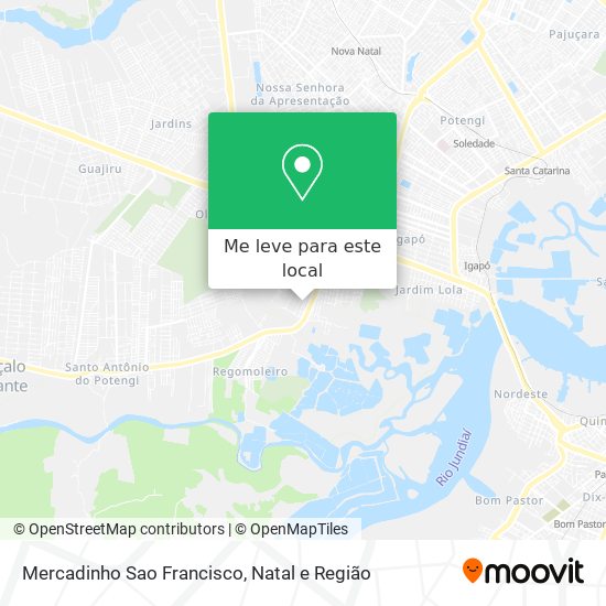 Mercadinho Sao Francisco mapa