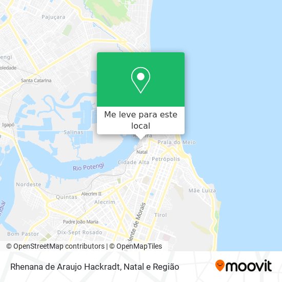 Rhenana de Araujo Hackradt mapa