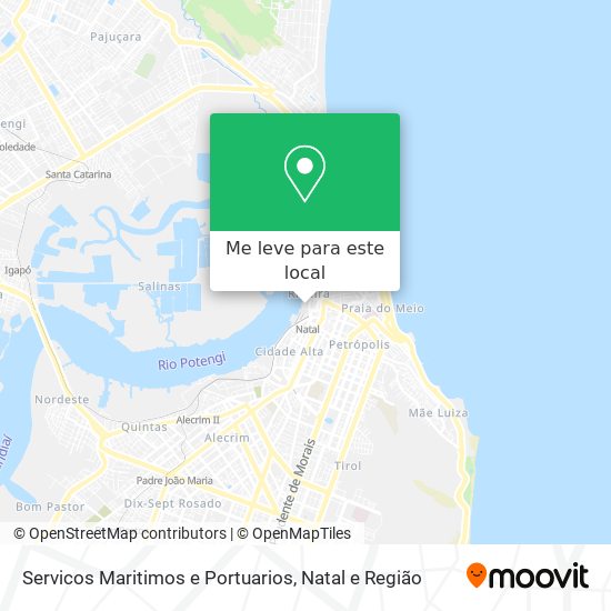 Servicos Maritimos e Portuarios mapa