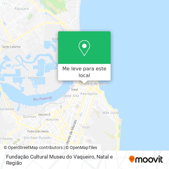 Fundação Cultural Museu do Vaqueiro mapa