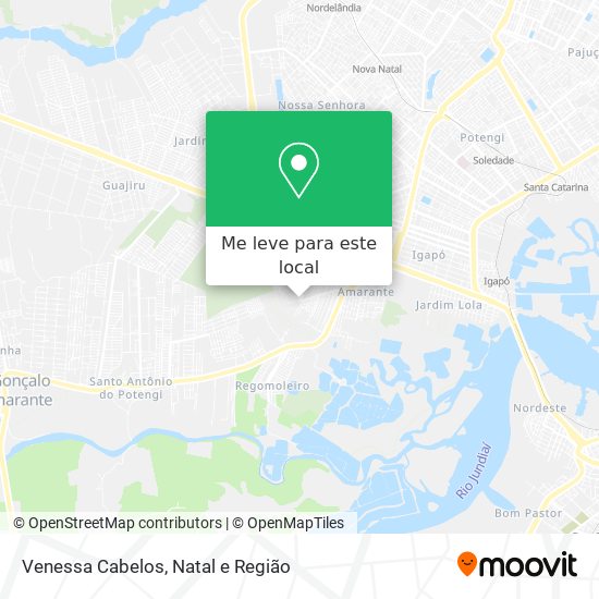 Venessa Cabelos mapa