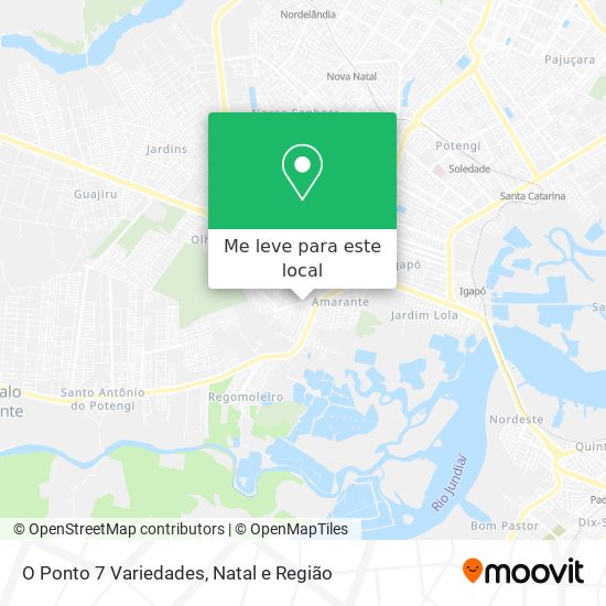 O Ponto 7 Variedades mapa