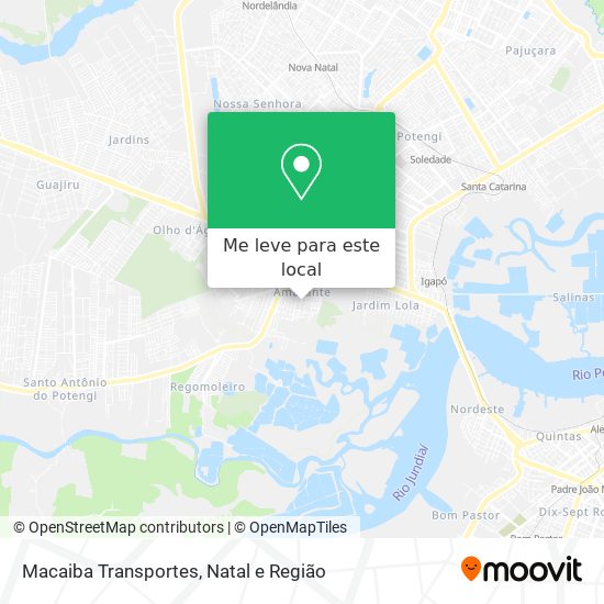 Macaiba Transportes mapa