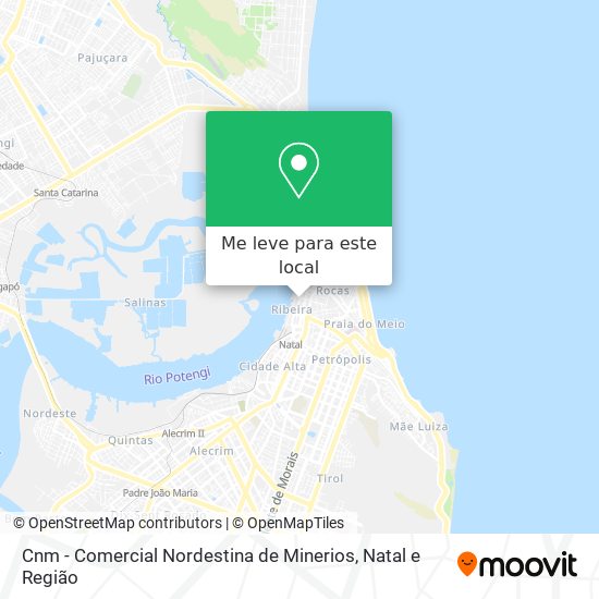 Cnm - Comercial Nordestina de Minerios mapa