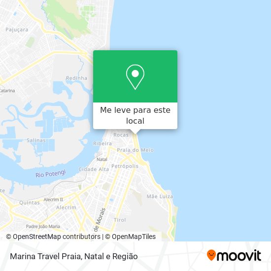 Marina Travel Praia mapa