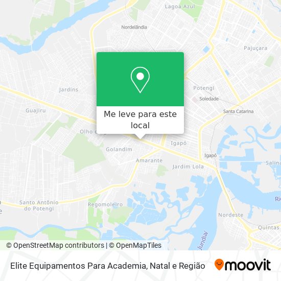 Elite Equipamentos Para Academia mapa