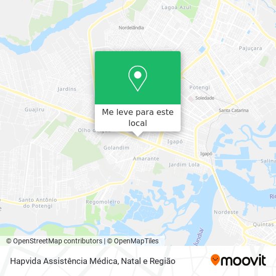 Hapvida Assistência Médica mapa