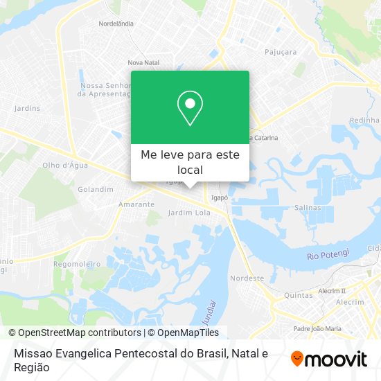 Missao Evangelica Pentecostal do Brasil mapa