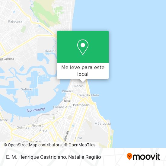 E. M. Henrique Castriciano mapa