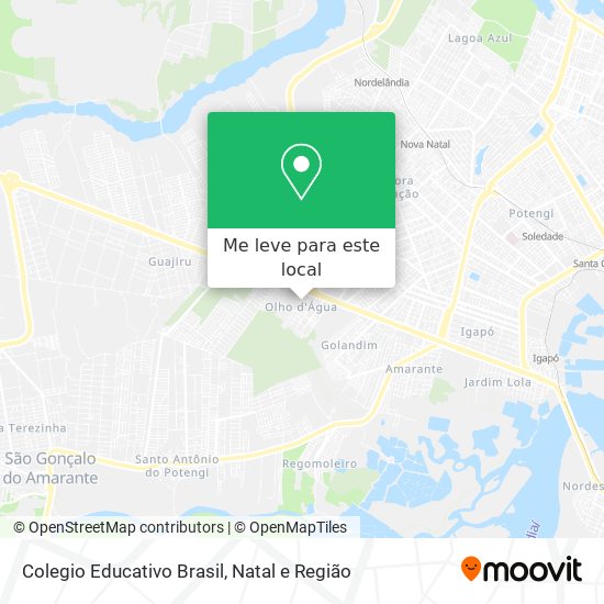 Colegio Educativo Brasil mapa