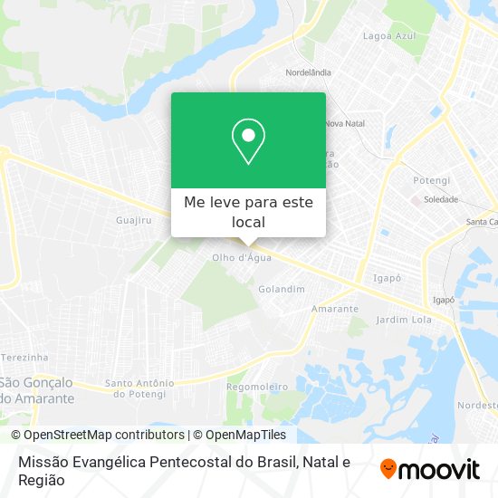 Missão Evangélica Pentecostal do Brasil mapa