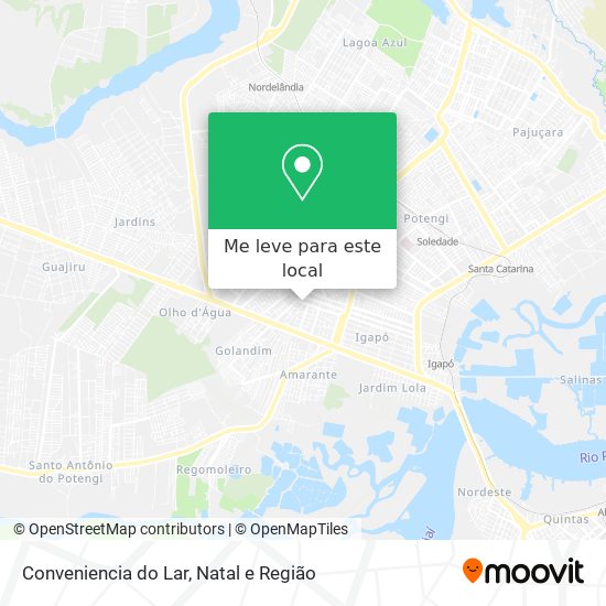 Conveniencia do Lar mapa