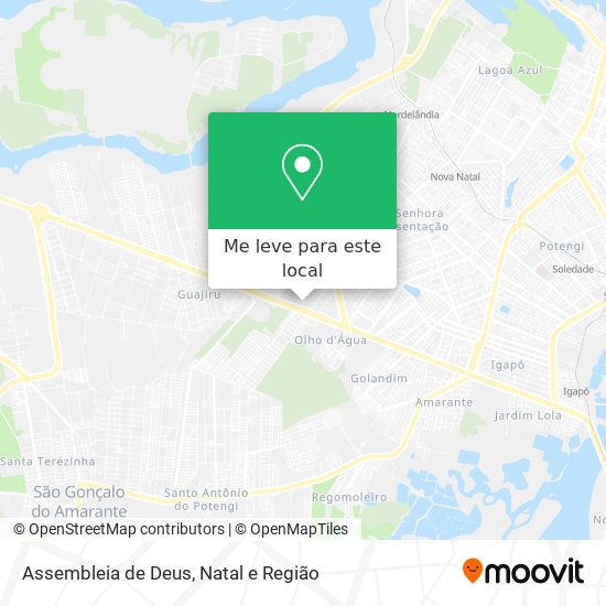 Assembleia de Deus mapa