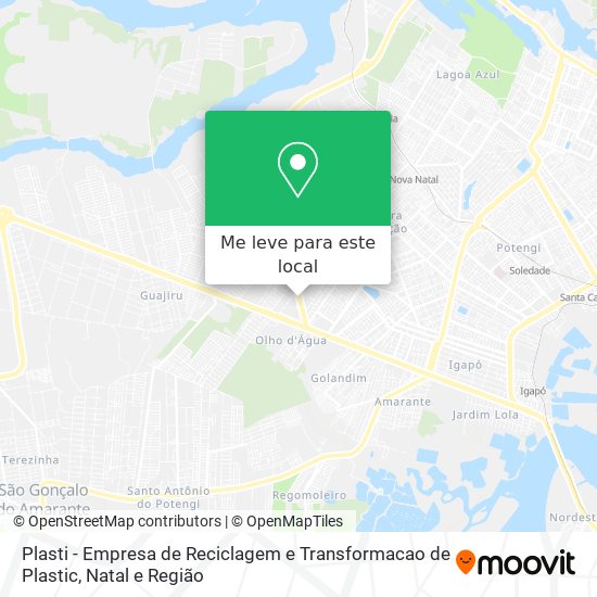 Plasti - Empresa de Reciclagem e Transformacao de Plastic mapa