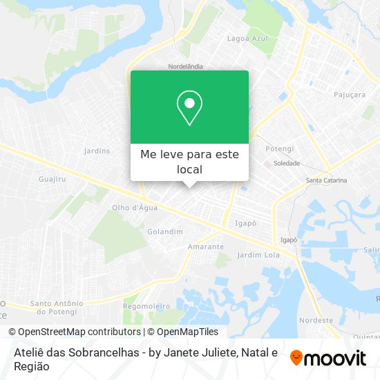 Ateliê das Sobrancelhas - by Janete Juliete mapa
